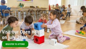 a child preparing snacks independently in the Montessori practical life area